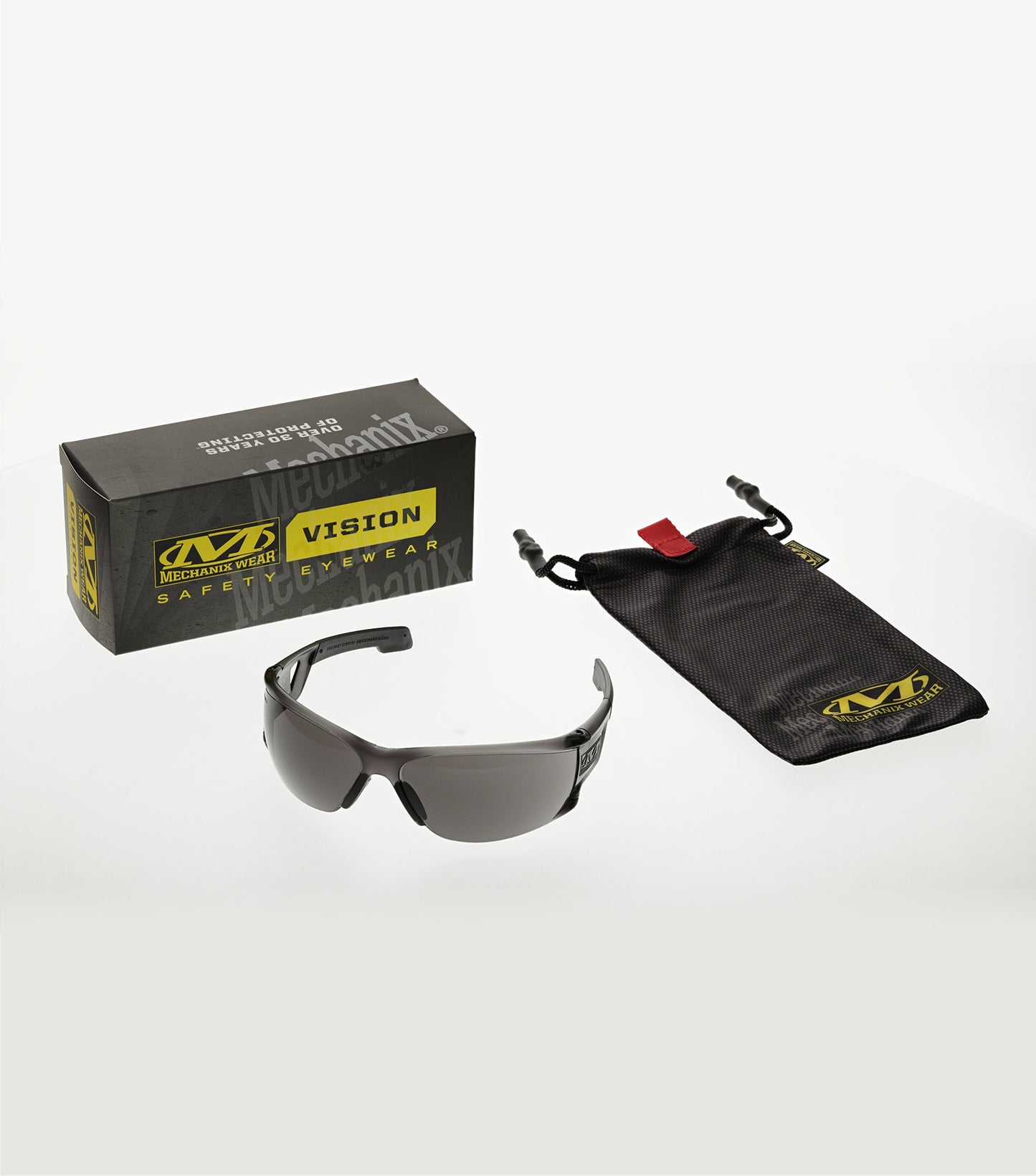 Mechanix Wear Vision Type-N One Size Fits All, Smoke-Black